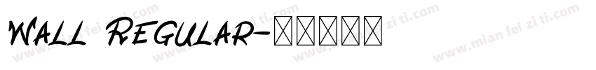 Wall Regular字体转换